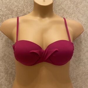 Elegant Fuchsia Bikini Top